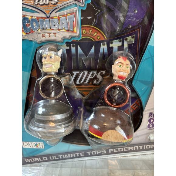 W.U.T.F. World Ultimate Tops Federation Ultimate Tops Combat Kit 2 Pack NOS 1999 - Picture 2 of 6